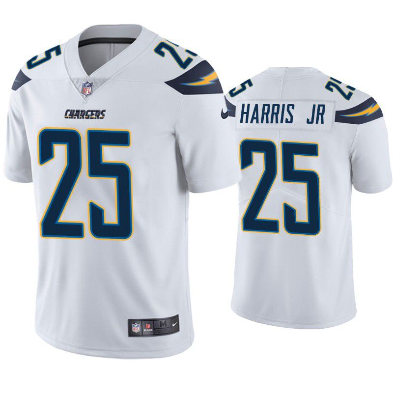 Men Los Angeles Chargers #25 Chris Harris Jr Nike White Limited NFL Jersey->los angeles chargers->NFL Jersey